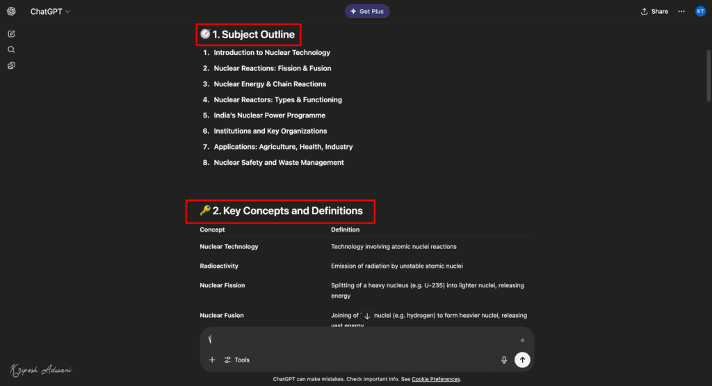 How to Use ChatGPT for Studying: The Ultimate Student Guide (2025 Edition) 2 Note-taking Output