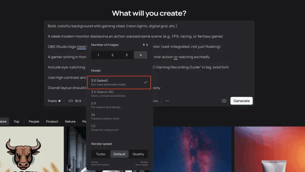 How to Make Thumbnails with AI (2025): Complete Step-by-Step Tutorial 15 Select Model
